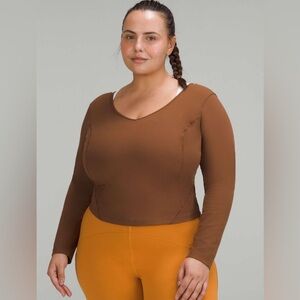 Lululemon NWT Align Long Sleeve Roasted Brown Size 6
